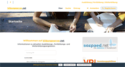 Desktop Screenshot of bildungsserver.net