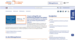 Desktop Screenshot of bildungsserver.de