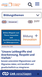 Mobile Screenshot of bildungsserver.de